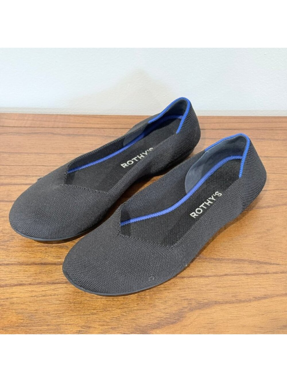 ROTHY'S | Classic Black Round Toe Ballet Flats